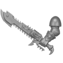 Warhammer 40K Bitz: Chaos Space Marines - Night Lords Nemesis Claw - Weapon A1b - Chainsword, Left