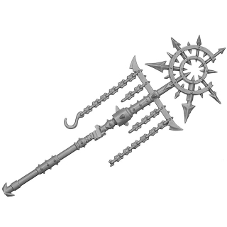 Warhammer 40K Bitz: Chaos Space Marines - Night Lords Nemesis Claw - Weapon G1b - Standard, Right