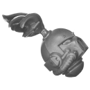 Warhammer 40K Bitz: Red Corsairs - Raiders - Kopf A1 - Helm, Champion