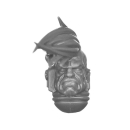 Warhammer 40K Bitz: Red Corsairs - Raiders - Head B1 -...