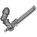 Warhammer 40K Bitz: Red Corsairs - Raiders - Torso B6a - Kettenschwert, Rechts