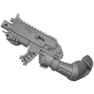 Warhammer 40K Bitz: Red Corsairs - Raiders - Torso E5b - Boltgun, Left