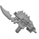 Warhammer 40K Bitz: Chaos Space Marines - Chaos Rhino - Teil B1c - Kombiwaffe, Links