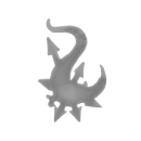 Warhammer 40K Bitz: Chaos Space Marines - Chaos Rhino - Teil E1c - Symbol, Slaanesh