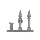 Warhammer 40K Bitz: Chaos Space Marines - Chaos Rhino - Part G2b - Spikes, Small
