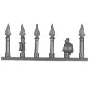 Warhammer 40K Bitz: Chaos Space Marines - Chaos Rhino - Teil G3d - Stacheln, Medium