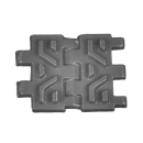 Warhammer 40K Bitz: Chaos Space Marines - Chaos Rhino - Teil I1a - Linke Seite, Panzerkette