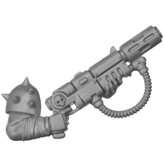Warhammer 40K Bitz: Chaos Space Marines - Traitor Guardsmen - Torso A4a - Melter, Rechts