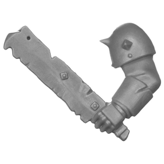 Warhammer 40K Bitz: Chaos Space Marines - Traitor Guardsmen - Torso B5b - Cleaver, Left