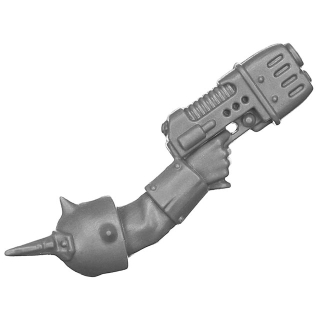 Warhammer 40K Bitz: Chaos Space Marines - Traitor Guardsmen - Torso B4b - Plasma Pistol, Right