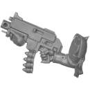 Warhammer 40K Bitz: Chaos Space Marines - Traitor Guardsmen - Torso B6a - Boltgun, Right