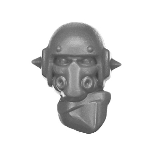 Warhammer 40K Bitz: Chaos Space Marines - Traitor Guardsmen - Torso D2b - Kopf, Helm