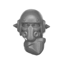 Warhammer 40K Bitz: Chaos Space Marines - Traitor Guardsmen - Torso D2b - Kopf, Helm