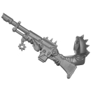 Warhammer 40K Bitz: Chaos Space Marines - Traitor Guardsmen - Torso G3a - Lasgun, Right