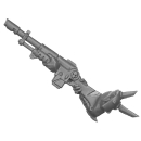 Warhammer 40K Bitz: Chaos Space Marines - Traitor Guardsmen - Torso H3a - Lasgun, Right