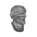 Warhammer 40K Bitz: Chaos Space Marines - Traitor Guardsmen - Torso H4a - Kopf, Funker