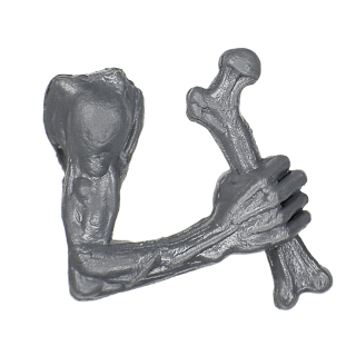 Warhammer AoS Bitz: VAMPIRE COUNTS - Crypt Ghouls - Arm Right E With Bone