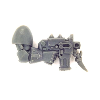 Warhammer 40K Bitz: Chaos Space Marines - Chaos Space Marines - Weapon D - Right, Bolt Pistol IV