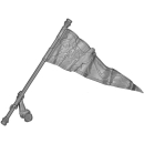 Warhammer ToW Bitz: Reiche der Hochelfen - Weiße Löwen von Chrace - Standarte A1 - Banner