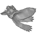 Warhammer ToW Bitz: Reiche der Hochelfen - Weiße Löwen von Chrace - Torso C1 - Rückseite