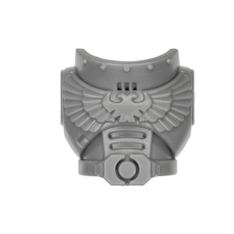 Marshal Bits Torso Legs Cape – Primaris Space Marines Black Templars 40k Bitz (Used, Unpainted)