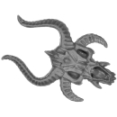Warhammer AoS Bitz: CHAOS - Knights - Banner Top A - Skull