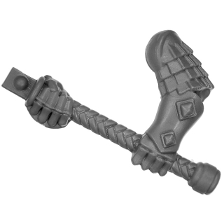 Warhammer ToW Bitz: Dwarfen Mountain Holds - Hammerers - Arm A - Left, Two-Handed Weapon Pole