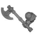 Warhammer AoS Bitz: DWARFS - 002 - Hammerers - Axe A - Right