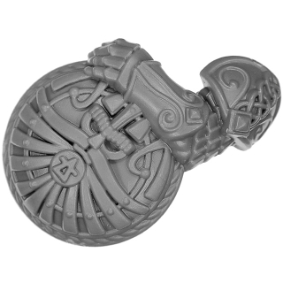 Warhammer ToW Bitz: Zwergen-Bergstädte - Hammerträger - Schild F - Links, Dienstältester Lanbart