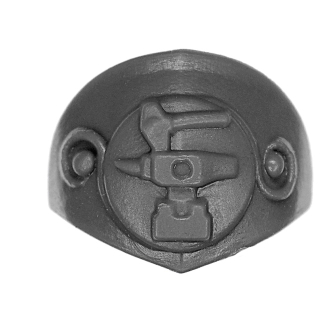 Warhammer ToW Bitz: Dwarfen Mountain Holds - Hammerers - Shoulder Pad I - Left, Hammerer