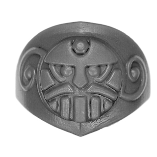 Warhammer ToW Bitz: Dwarfen Mountain Holds - Hammerers - Shoulder Pad O - Left, Longbeard