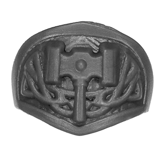 Warhammer ToW Bitz: Zwergen-Bergstädte - Eisenbrecher - Schulterpanzer B - Links, Eisenbrecher