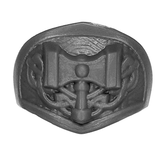 Warhammer ToW Bitz: Dwarfen Mountain Holds - Ironbreakers - Shoulder Pad C - Left, Ironbreaker