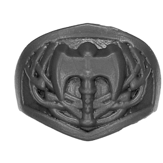 Warhammer ToW Bitz: Zwergen-Bergstädte - Eisenbrecher - Schulterpanzer D - Links, Eisenbrecher