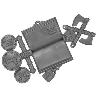 Warhammer ToW Bitz: Zwergen-Bergstädte - Eisenbrecher - Standarte A - Eisenbrecher