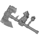 Warhammer ToW Bitz: Orcs & Goblins - Black Orc Mob - Axt A - Rechts, Schwarzorkboss