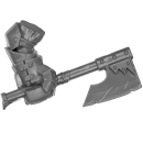 Warhammer ToW Bitz: Orcs & Goblins - Black Orc Mob - Axe G - Left