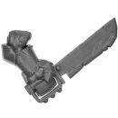 Warhammer ToW Bitz: Orcs & Goblins - Black Orc Mob - Schwert C - Links