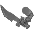 Warhammer ToW Bitz: Orcs & Goblins - Orc Boyz Mob - Weapon L - Right, Sword V
