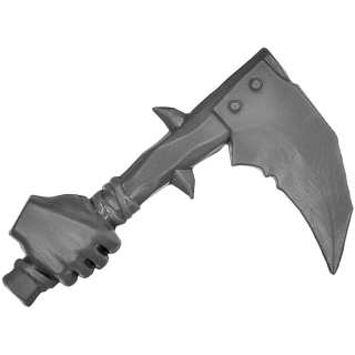 Warhammer ToW Bitz: Orcs & Goblins - Boar Boyz Mob - Weapon B - Right, Axe II