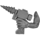 Warhammer 40k Bitz: Orks - Mek Gun - Gretchin Arm F - Left, Drill