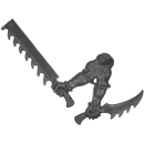 Warhammer 40k Bitz: Dark Eldar - Wracks - Arm L - Right, Blades