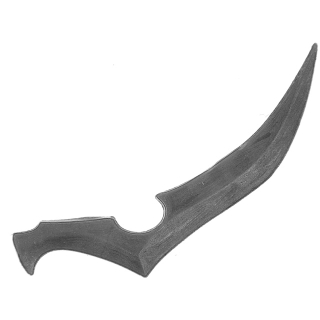 Warhammer ToW Bitz: Dunkelelfen - Echsenstreitwagen - Accessoire C - Klinge