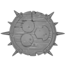 Warhammer AoS Bitz: CHAOS - Putrid Blightkings - Shield D - (King D)