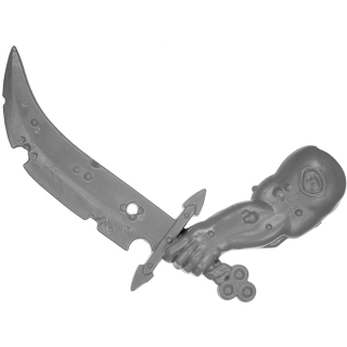 Warhammer AoS Bitz: CHAOS - Putrid Blightkings - Weapon Arm R - Sword, Left (King D)