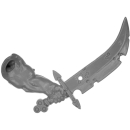 Warhammer AoS Bitz: CHAOS - Putrid Blightkings - Weapon Arm R - Sword, Left (King D)