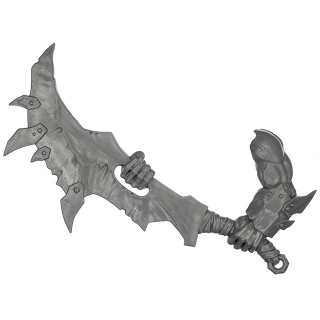 Warhammer AoS Bitz: Orruk Warclans - Brutes - Weapon A6 - Gore Choppa, Left
