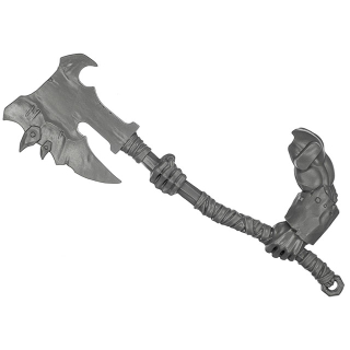 Warhammer AoS Bitz: Orruk Warclans - Brutes - Waffe B3 - Jagged Gore Hacka, Links