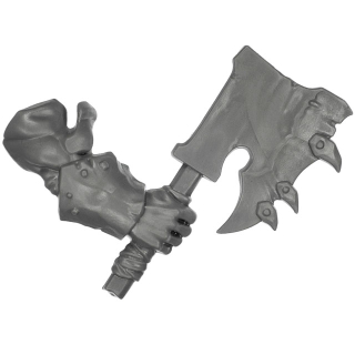 Warhammer AoS Bitz: Orruk Warclans - Brutes - Weapon C2 - Brute Choppa, Right