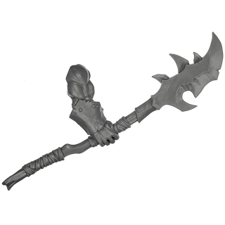 Warhammer AoS Bitz: ORRUKS - 004 - Brutes - Weapon C4 - Jagged Gore Hacka, Right